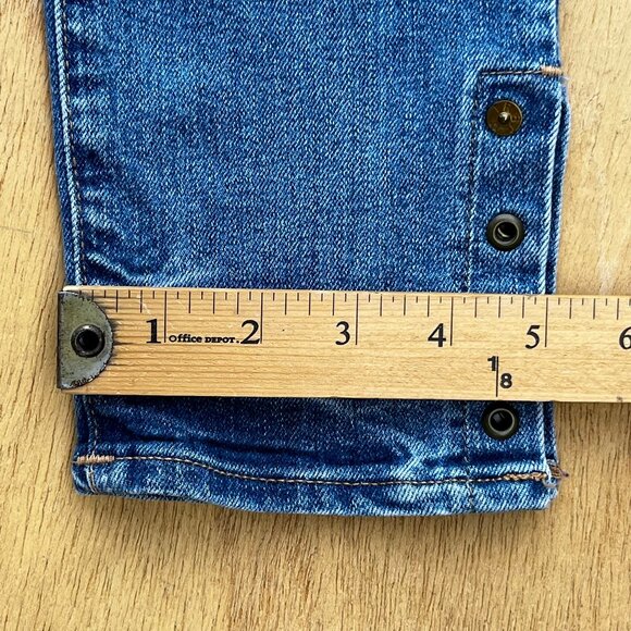 TRUE RELIGION CASEY LOW RISE SUPER SKINNY CROP WOMEN’S JEANS sz 26 Stretch - Picture 16 of 16